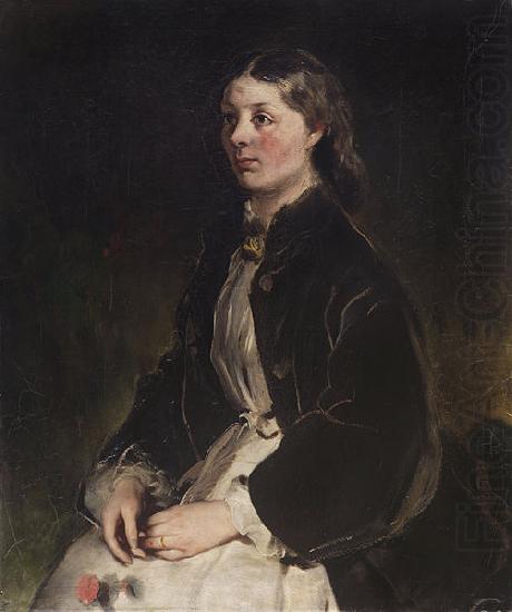 Portrait of Christine Freifrau von Schonberg, Louis Ferdinand von Rayski